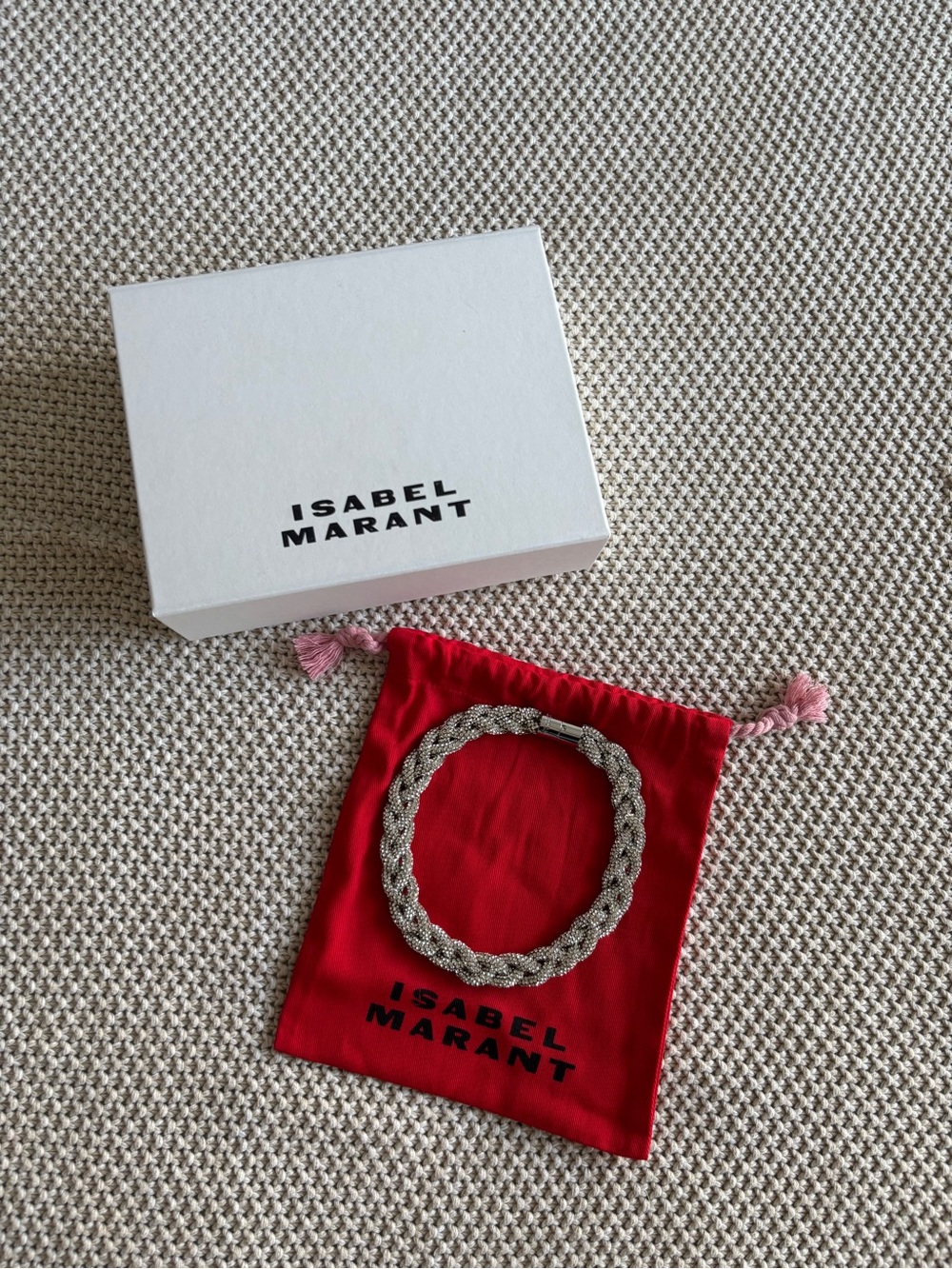 ISABEL MARANT - Rhinestone Braided Choker